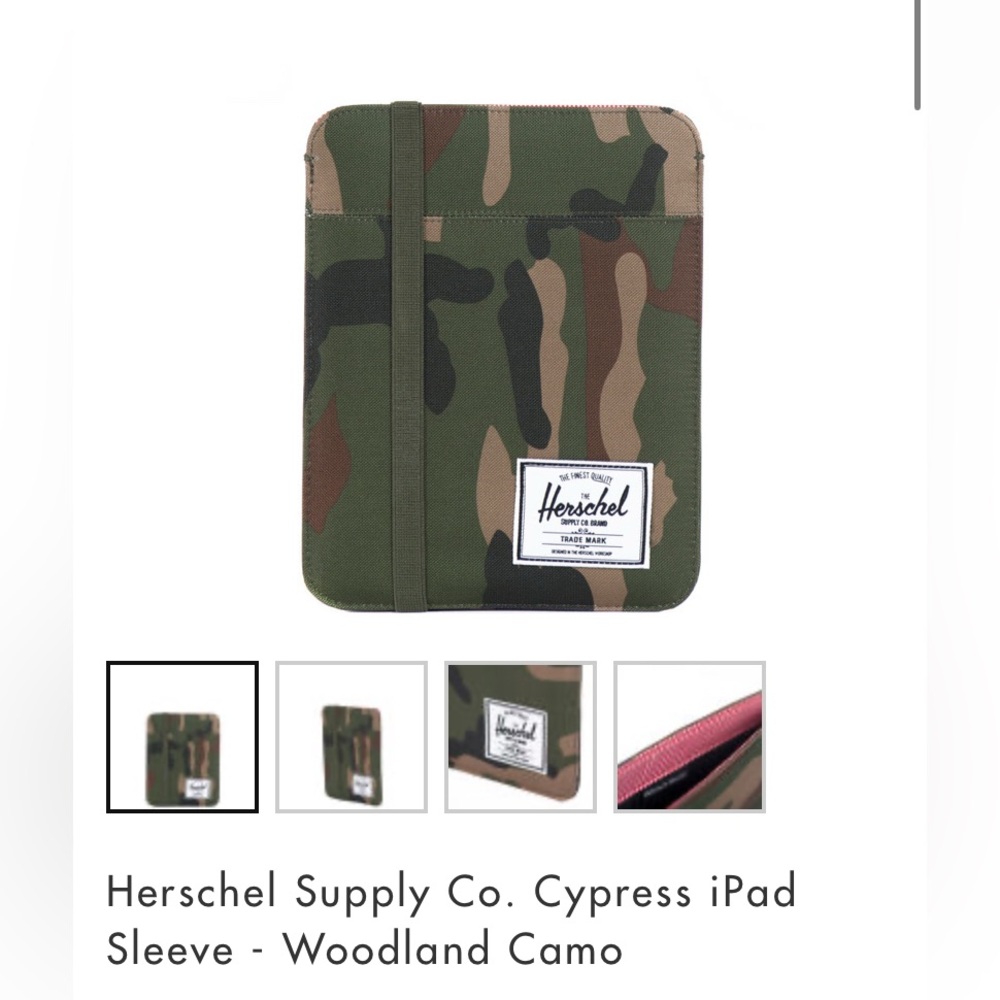 Herschel Cypress Sleeve in CAMI for IPAD mini - Picture 6 of 7